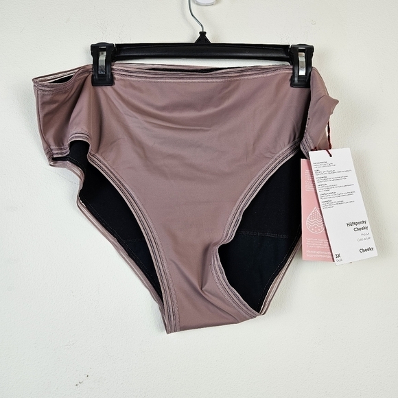 Thinx Huftpanty Cheeky Pant in Mauve Size 3X NWT - Picture 1 of 3